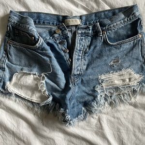 Free People We The Free denim cutoffs